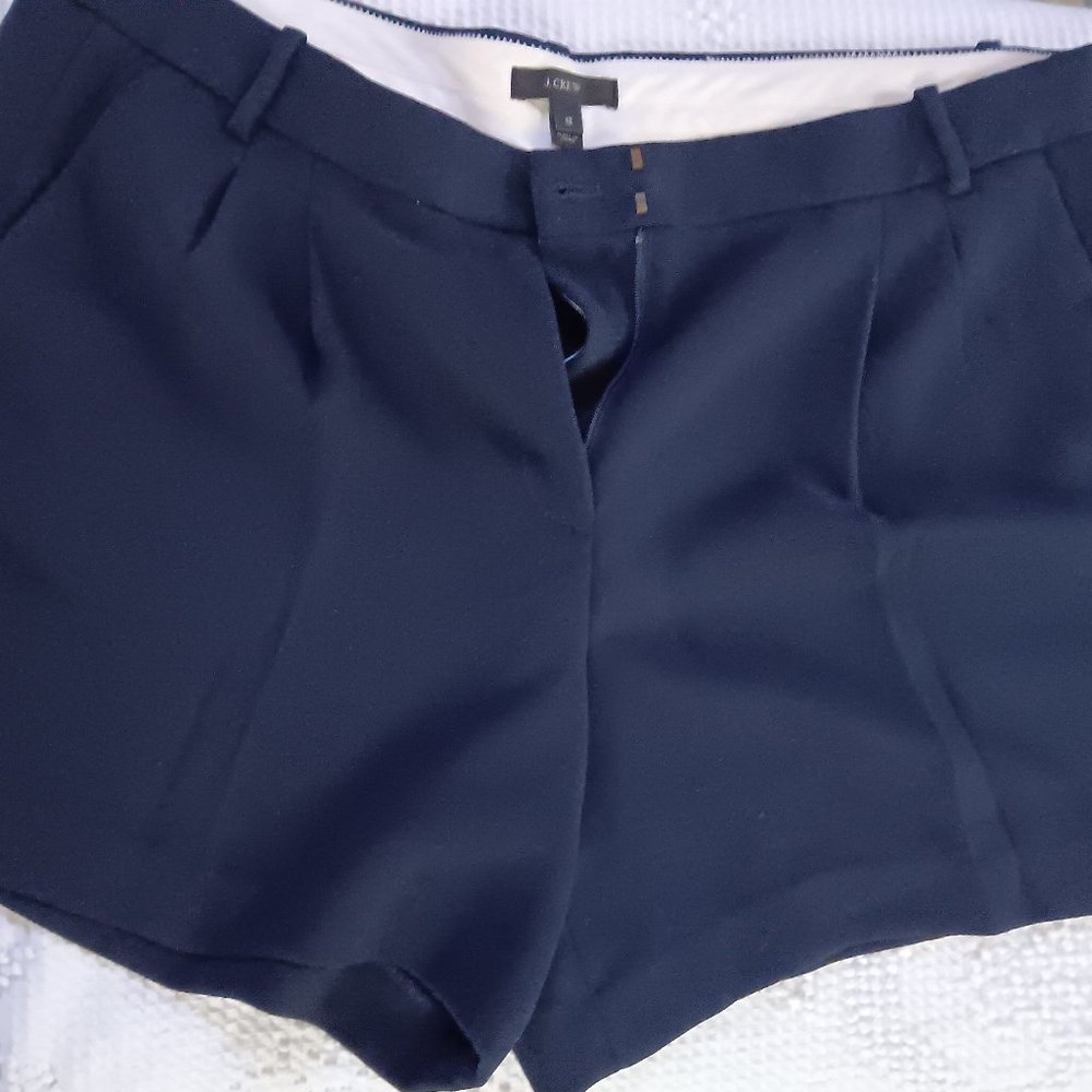 J Crew size 12 black shorts